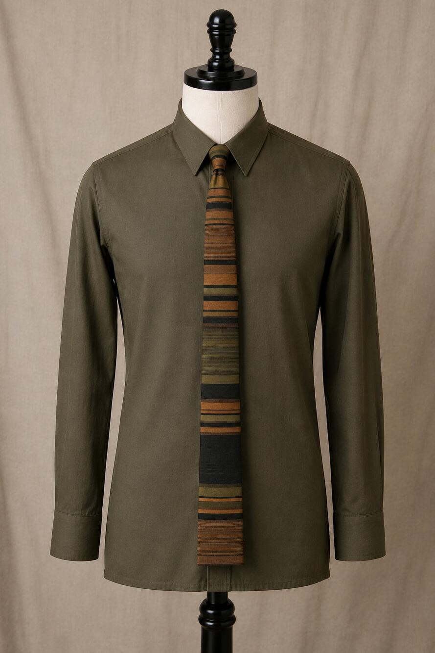Vintage 1960s BJ Ernst Wohlfeiler's Tucson Skinny Tie Square End Striped Mod